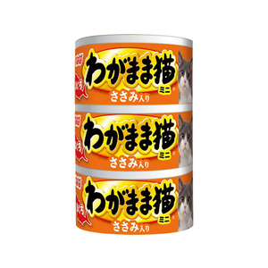 いなば わがまま猫 まぐろミニ ささみ入りまぐろ 60g×3P FC33835-イメージ1