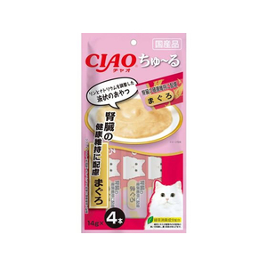 いなば CIAO ちゅーる 腎臓の健康維持に配慮 まぐろ 14g×4P FCF654N-イメージ1