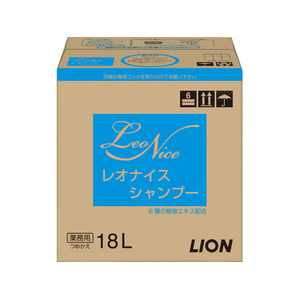 ライオン レオナイス シャンプー 業務用 専用コック付 18L BOX FCJ845N-イメージ1