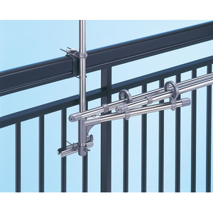 積水樹脂 ステンレスベランダものほし台 高さ約105cm FCJ314S-DB-602-イメージ4