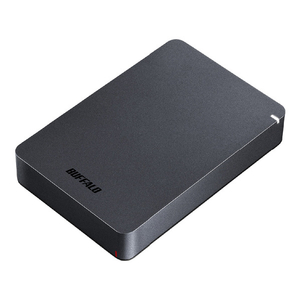 BUFFALO USB3．1(Gen．1)対応 耐衝撃ポータブルHDD(5TB) ドライブステーション ブラック HD-PGF5.0U3-GBKA-イメージ1