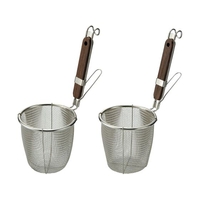 エムテートリマツ MT18-8 ローズ柄 うどんてぼ 丸底 針金フック FCM6229-003019001