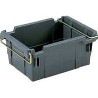 岐阜プラスチック工業 HB型コンテナーHB-25 グレー FC865GW-8362420