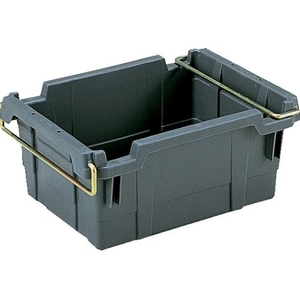 岐阜プラスチック工業 HB型コンテナーHB-25 グレー FC865GW-8362420-イメージ1