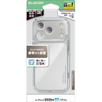 エレコム iPhone18 Pro用ハイブリッドケース 極限 クリア PM-A26CHVCKKCR