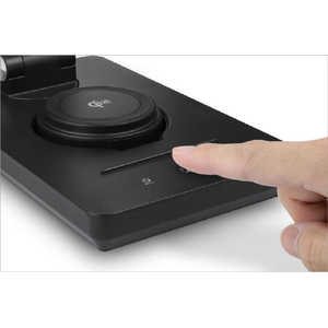 ジェントス もっと眼のことを考えたデスクライト Qi2搭載 ブラック DK-R116BK-イメージ7