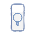 Hamee iPhone 17Pro用強化Magsynq強化ガラスクリアケース iFace Reflection ペールブルー 41-183230