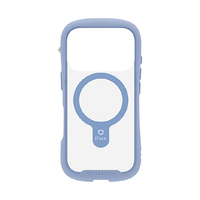 Hamee iPhone 17Pro用強化Magsynq強化ガラスクリアケース iFace Reflection ペールブルー 41-183230