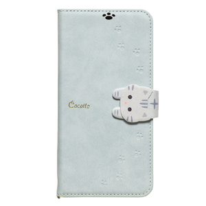 NATURAL design Google Pixel 9a用手帳型ケース NEW COCOTTE ブルーグレー GP9A-COT09-イメージ1