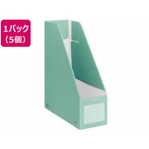 コクヨ ファイルボックスS A4タテ 背幅102mm 緑 5個 1パック(5個) F836366-ﾌ-E450G-イメージ1