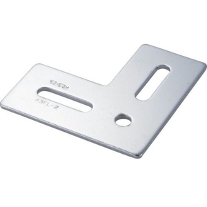トラスコ中山 TRUSCO ジョイント金具43型フラット クロム 寸法90×90 穴数3 FC093FA-2831139-イメージ1