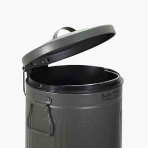 ＬＩＶ ＰＬＵＳ Boite トラッシュカン ふた付 ペダル式 12L カーキ FCF832M-NQ-0195-イメージ7