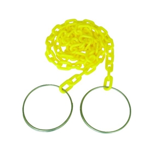 ニッサチェイン コーンチェイン 6mm×2m 黄 イエロー62 FC515GJ-2934205-イメージ1