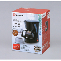 アイリスオーヤマ CMK-652-B コーヒーメーカー ブラック|エディオン