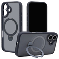 ラスタバナナ iPhone 17用ZEROSAFE 極 回転スタンド 磁力充電対応 フロストネイビー 8899IP5AZSFNV