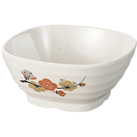 エンテック 角小鉢 元禄梅 FC72878-U-50