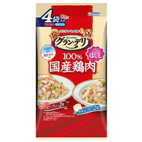 ユニチャームペットケア グランデリ 国産鶏ささみ パウチ ほぐし ビーフなんこつ入り 低脂肪 80g×4個パック ｸﾞﾗﾝﾃﾞﾘﾊﾟｳﾁﾎｸﾞｼBﾅﾝｺﾂ80G4P