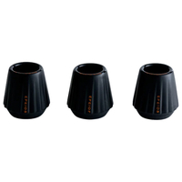 EPEIOS　JAPAN キスカップ陶器3個入り ブラック CC011ABUN1