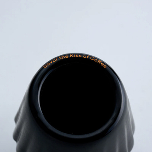 EPEIOS　JAPAN キスカップ陶器3個入り ブラック CC011ABUN1-イメージ2