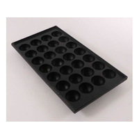 下野金属 AKSたこ焼鉄板28穴φ40x深23mm FC696SL-067010