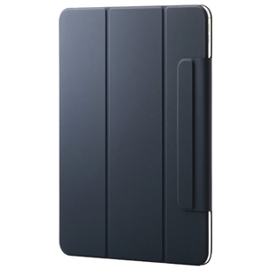 エレコム 13インチiPad Pro(M4)用 フラップケース 超薄型 マグネット着脱 スリープ対応 ネイビー TB-A25PLWVPF2NV-イメージ1