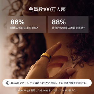 OURA Oura Ring 4(オーラリング 4)/size4 ゴールド JZ90-54216-04-イメージ7