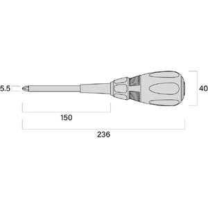 フジ矢 電工ドライバー（黒金） 先端：マグネット入り 526D-BG-イメージ4