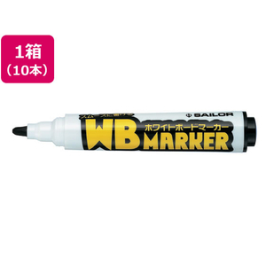 セーラー万年筆 再生工場WBマーカー ブラック 10本 FC372NN-26-4129-420-イメージ1