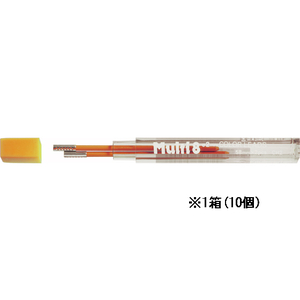 ぺんてる マルチ8専用替芯 橙 2本入×10個 1箱(10個) F886783-CH2-F-イメージ1