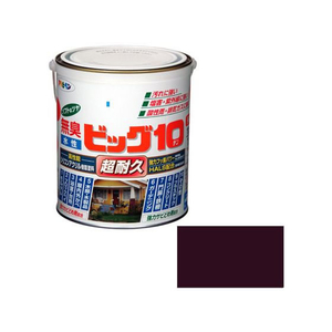 アサヒペン 水性ビッグ10多用途 1.6L 241 チョコレート色 FC116PP-イメージ1