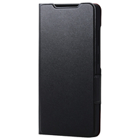 エレコム Galaxy S26 Ultra用 手帳型ケース 薄型 磁石付 ブラック PM-G262PLFUBK