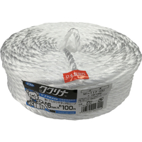 ユタカメイク 荷造り紐 ＰＳロープ ６φ×１００Ｍ ユタカメイク PSロープ M-117-W