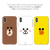 LINE FRIENDS iPhone XR用ケース SLIM FIT フェイス ブラウン KCL-SFA005-イメージ4