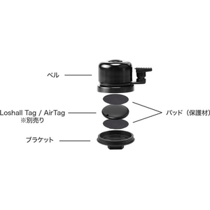 Ｅ－ＣＯＳＭＯ ベル(ストラップ)ブラック FCK325B-TGBS-BK-イメージ2