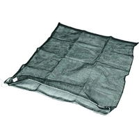 トラスコ中山 TRUSCO メッシュ袋 大 1枚入 100×100cm 90L 目合4mm 黒 FC249JU-2067143