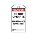 パンドウイットコーポレーション セーフティタグ DO NOT OPERATE PVT-44 FC579FS-1487331