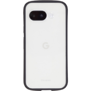 NATURAL design Google Pixel 9a用背面型ケース CHROME-CLEAR ブラック GP9A-CHC02-イメージ1
