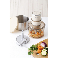 recolte RCP-6(W) フードプロセッサーコンボ クリームホワイト