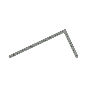 シンワ測定 曲尺小型　平ステン30cm×15cm　表裏同目 12325-イメージ1