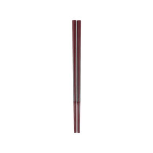 曙産業 10角ぐる麺箸 極太 23cm 朱 FC63576-GM-4053-イメージ1