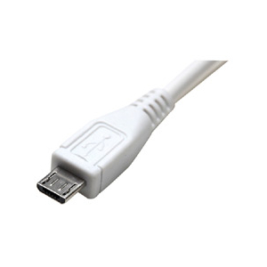 タイムリー MicroUSBケーブル(15cm) GroovyMobile 白 GMUH007W-イメージ2