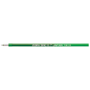 ゼブラ エマルジョンボールペン替え芯SNC-0.7芯 緑 FCE952U-RSNC7-G-イメージ1