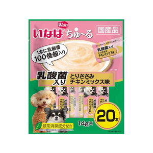 いなば ちゅーる 乳酸菌 笹身チキンミックス14g×20本 FC103NN-イメージ1