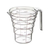 山崎実業 段々計量カップ 500mL クリア FCD048H-2698-イメージ1