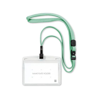 オープン工業 吊り下げ名札フック式 ソフトヨコ名刺 10個入 FCF769T-NL-22-MGN