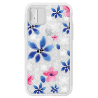 LIGHT UP CASE iPhone XS/X用Lighting Shield Case Flower Gardenia LU11325IX