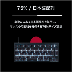 プリンストン ULTRA PLUS CNCフルアルミケース 75% 磁気無接点スイッチ搭載 キーボード ブラック UP-MKGA75MTLC-RT-J/B-イメージ6