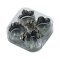 霜鳥製作所 S印 ビスケット抜型 4pcs 大 No.136 FCM7383-027174001