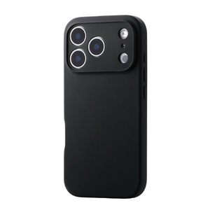 エレコム iPhone17 Pro用ハイブリッドケース シリコン MAGKEEP ブラック PM-A25CHVSCMGBK-イメージ2