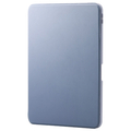 エレコム 11インチiPad Pro(M4)用 フラップケース 360度回転 背面クリア 2アングル スリープ ブルーグレー TB-A25PMMG360BG